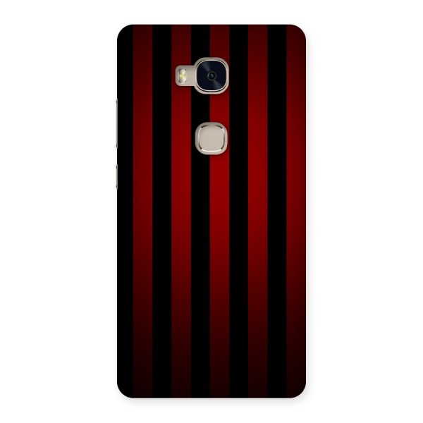 Red Black Stripes Back Case for Huawei Honor 5X