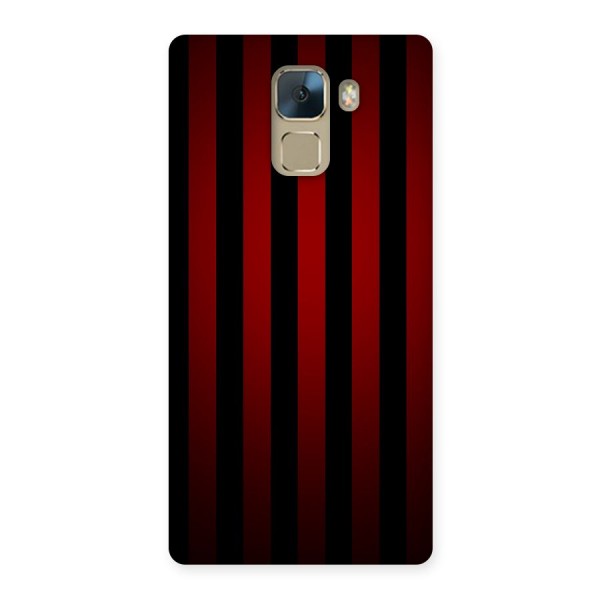 Red Black Stripes Back Case for Huawei Honor 7