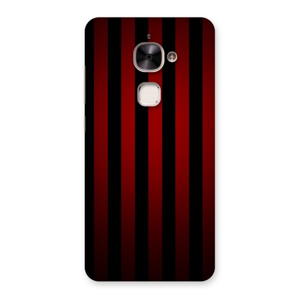 Red Black Stripes Back Case for Le 2