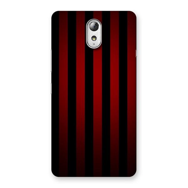 Red Black Stripes Back Case for Lenovo Vibe P1M