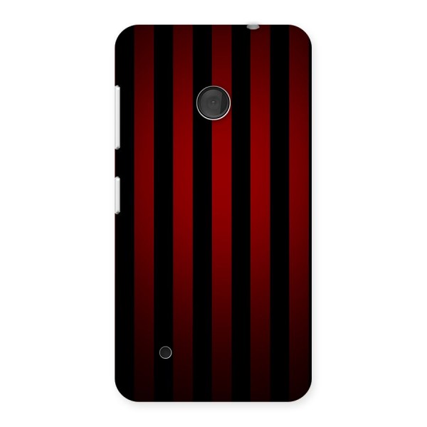 Red Black Stripes Back Case for Lumia 530