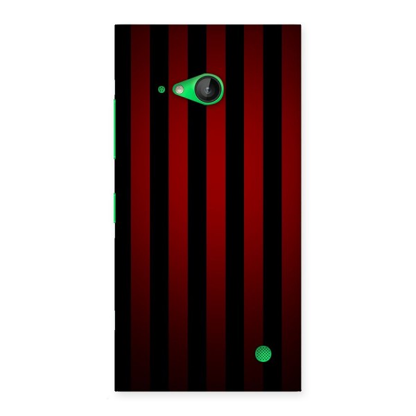 Red Black Stripes Back Case for Lumia 730