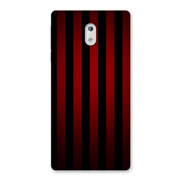 Red Black Stripes Back Case for Nokia 3