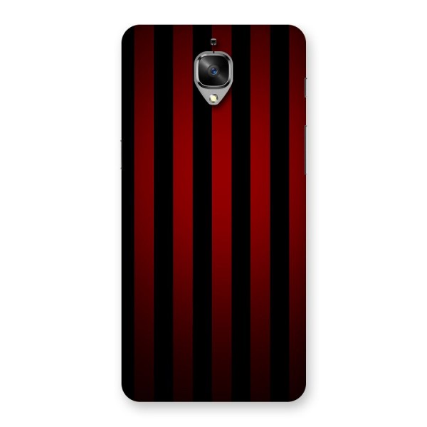 Red Black Stripes Back Case for OnePlus 3