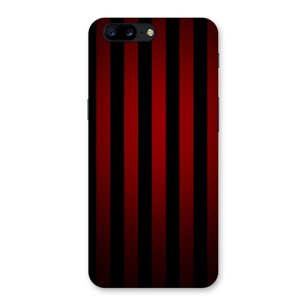Red Black Stripes Back Case for OnePlus 5