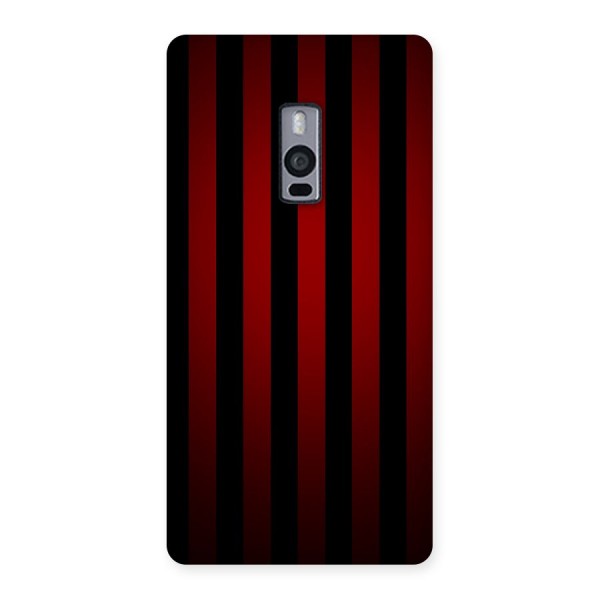 Red Black Stripes Back Case for OnePlus Two