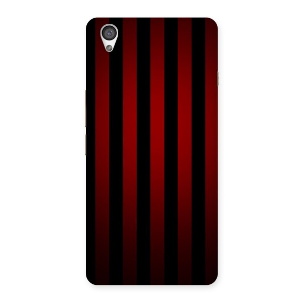 Red Black Stripes Back Case for OnePlus X