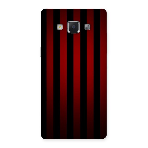 Red Black Stripes Back Case for Samsung Galaxy A5