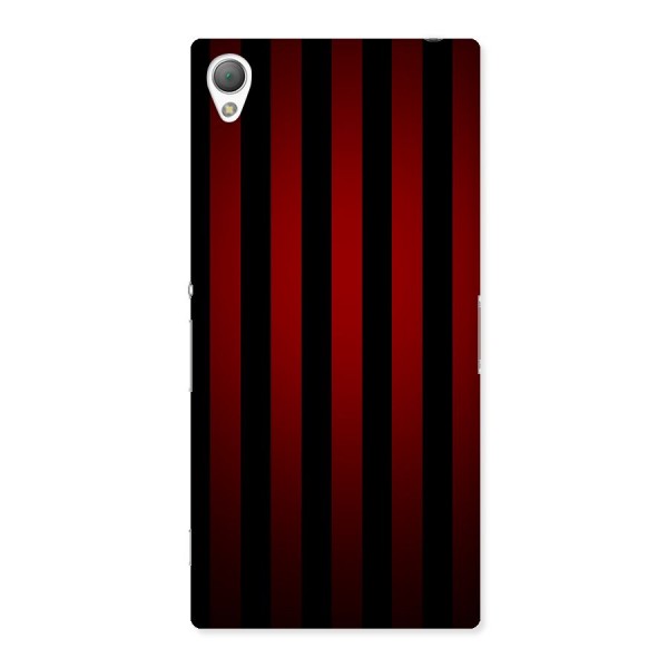 Red Black Stripes Back Case for Sony Xperia Z3