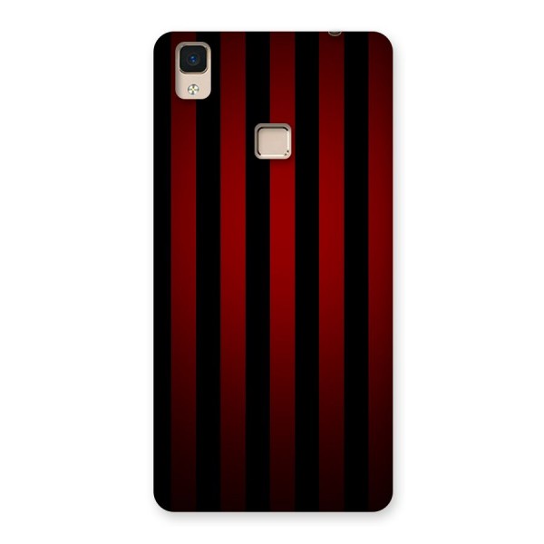 Red Black Stripes Back Case for V3 Max