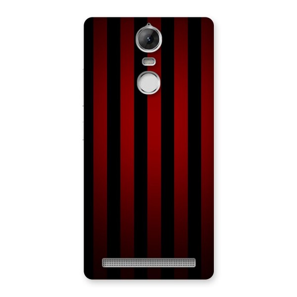 Red Black Stripes Back Case for Vibe K5 Note
