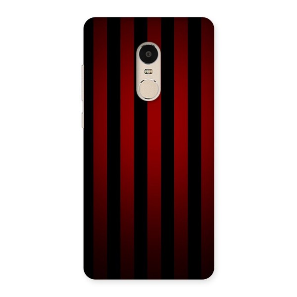 Red Black Stripes Back Case for Xiaomi Redmi Note 4