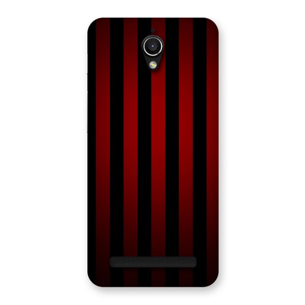 Red Black Stripes Back Case for Zenfone Go