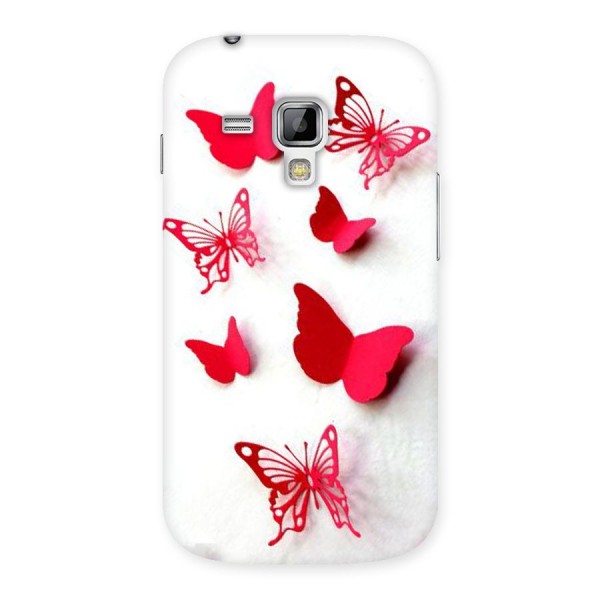 Red Butterflies Back Case for Galaxy S Duos