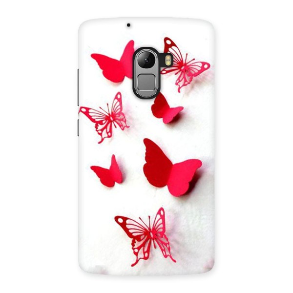 Red Butterflies Back Case for Lenovo K4 Note