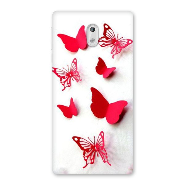 Red Butterflies Back Case for Nokia 3