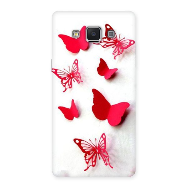 Red Butterflies Back Case for Samsung Galaxy A5