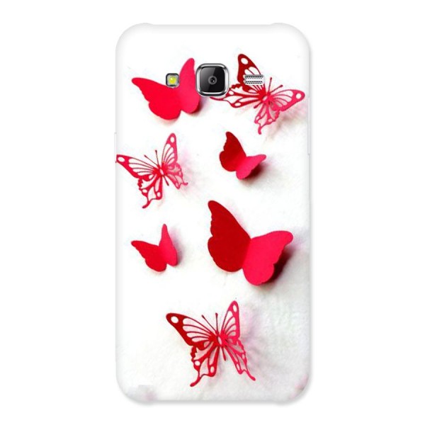 Red Butterflies Back Case for Samsung Galaxy J5