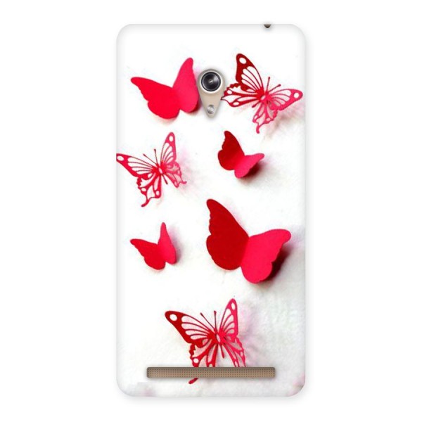 Red Butterflies Back Case for Zenfone 6