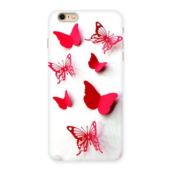 Red Butterflies Back Case for iPhone 6 Plus 6S Plus