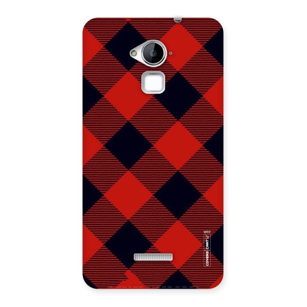 Red Diagonal Check Back Case for Coolpad Note 3