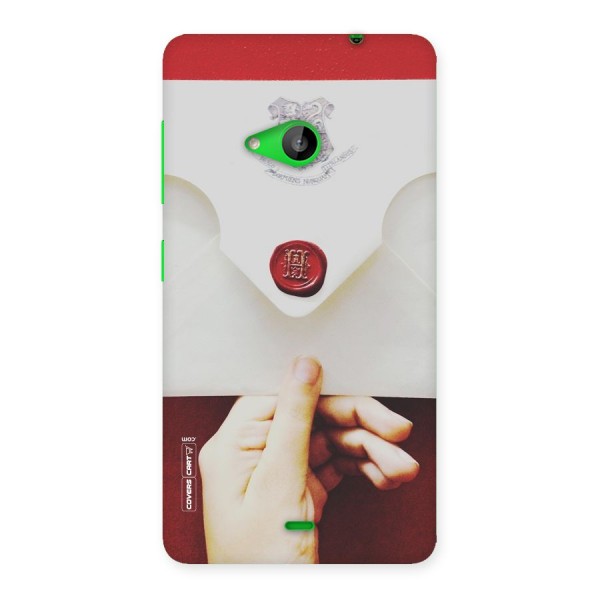 Red Envelope Back Case for Lumia 535