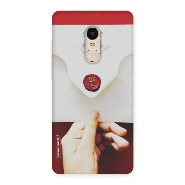 Red Envelope Back Case for Xiaomi Redmi Note 4