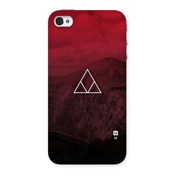 Red Hills Back Case for iPhone 4 4s