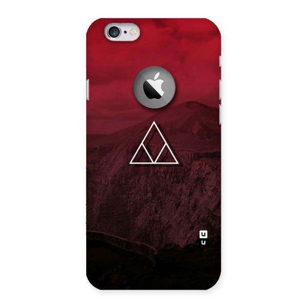 Red Hills Back Case for iPhone 6 Logo Cut