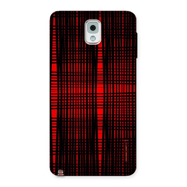 Red Net Design Back Case for Galaxy Note 3
