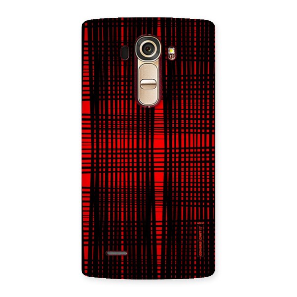 Red Net Design Back Case for LG G4