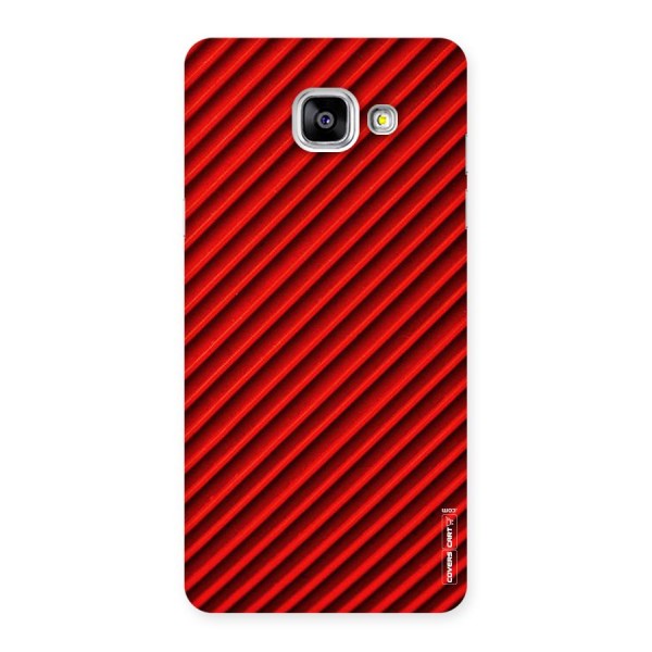 Red Rugged Stripes Back Case for Galaxy A5 2016