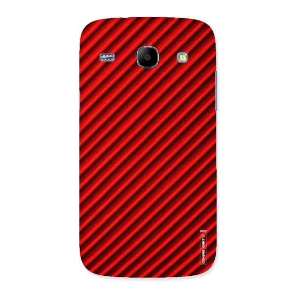 Red Rugged Stripes Back Case for Galaxy Core