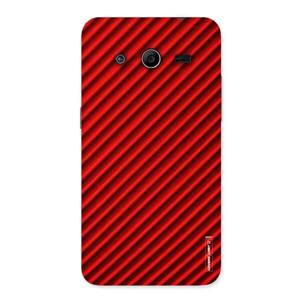Red Rugged Stripes Back Case for Galaxy Core 2