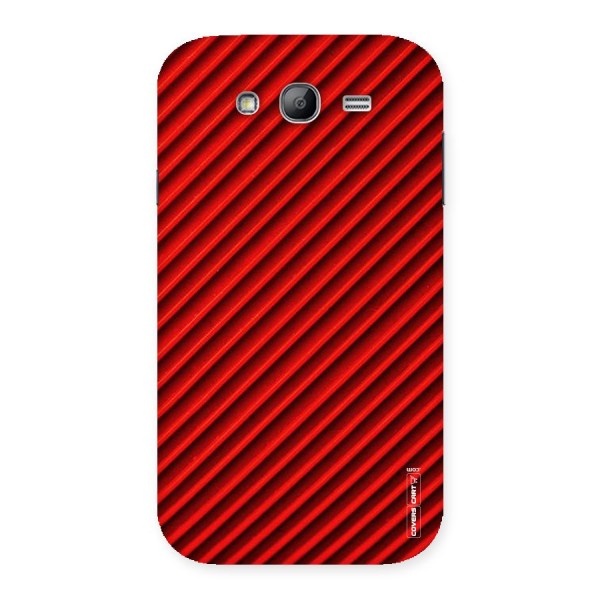 Red Rugged Stripes Back Case for Galaxy Grand