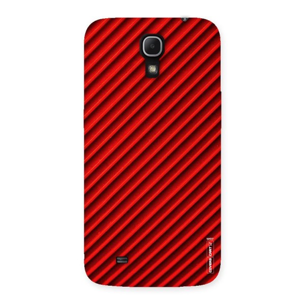 Red Rugged Stripes Back Case for Galaxy Mega 6.3