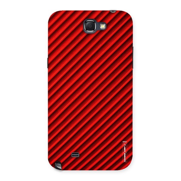 Red Rugged Stripes Back Case for Galaxy Note 2