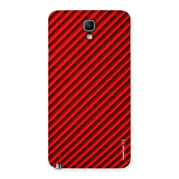 Red Rugged Stripes Back Case for Galaxy Note 3 Neo