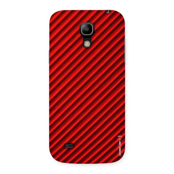 Red Rugged Stripes Back Case for Galaxy S4 Mini