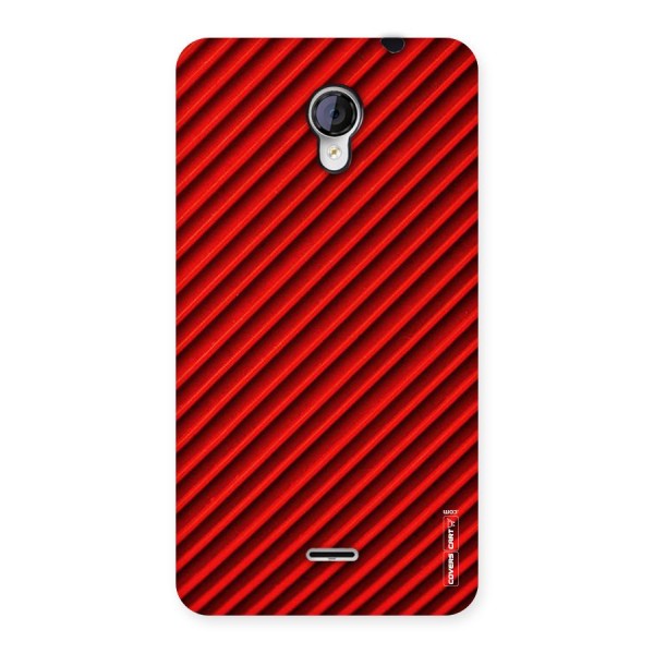Red Rugged Stripes Back Case for Micromax Unite 2 A106