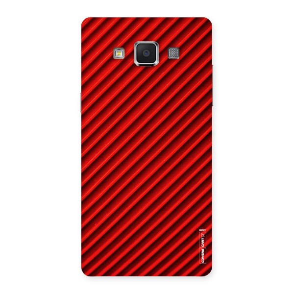 Red Rugged Stripes Back Case for Samsung Galaxy A5