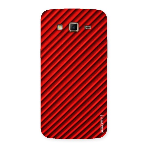 Red Rugged Stripes Back Case for Samsung Galaxy Grand 2