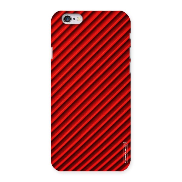 Red Rugged Stripes Back Case for iPhone 6 6S