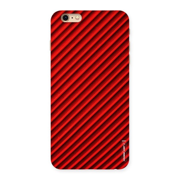Red Rugged Stripes Back Case for iPhone 6 Plus 6S Plus