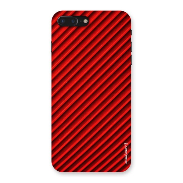 Red Rugged Stripes Back Case for iPhone 7 Plus