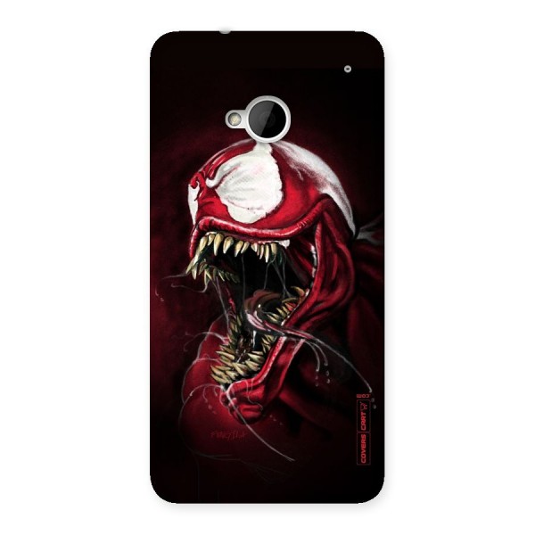 Red Venom Artwork Back Case for HTC One M7