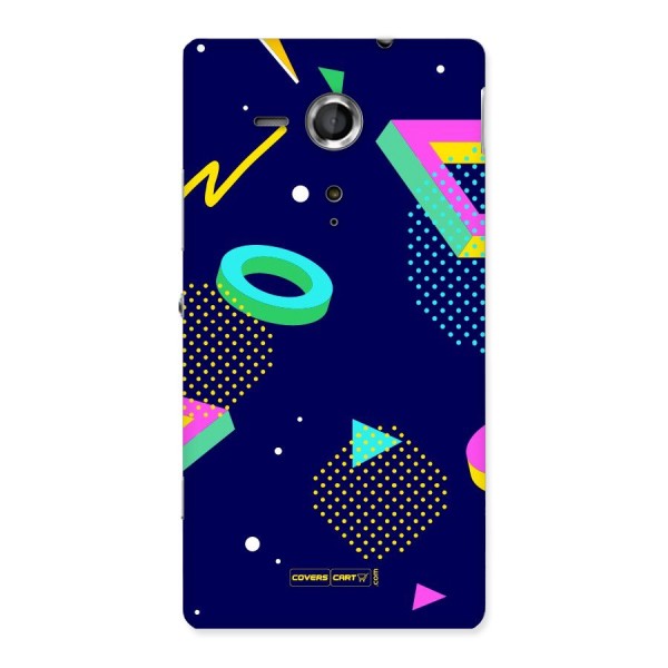 Retro Abstract Back Case for Sony Xperia SP