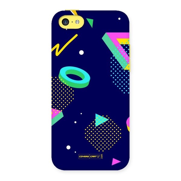 Retro Abstract Back Case for iPhone 5C