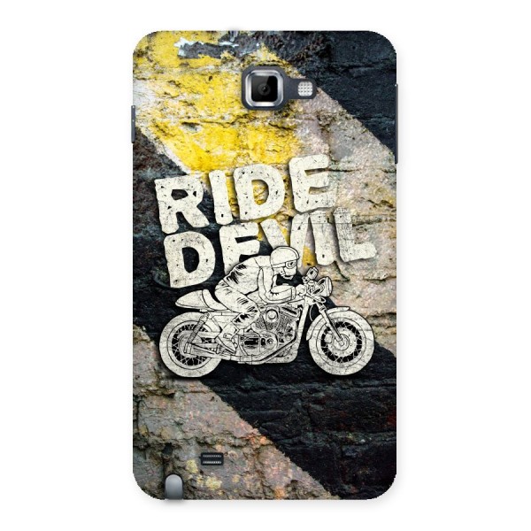 Ride Devil Back Case for Galaxy Note