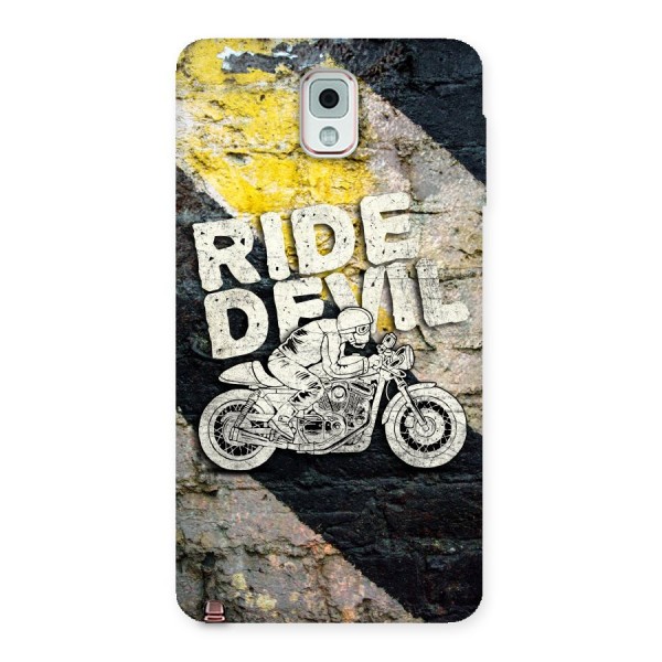 Ride Devil Back Case for Galaxy Note 3